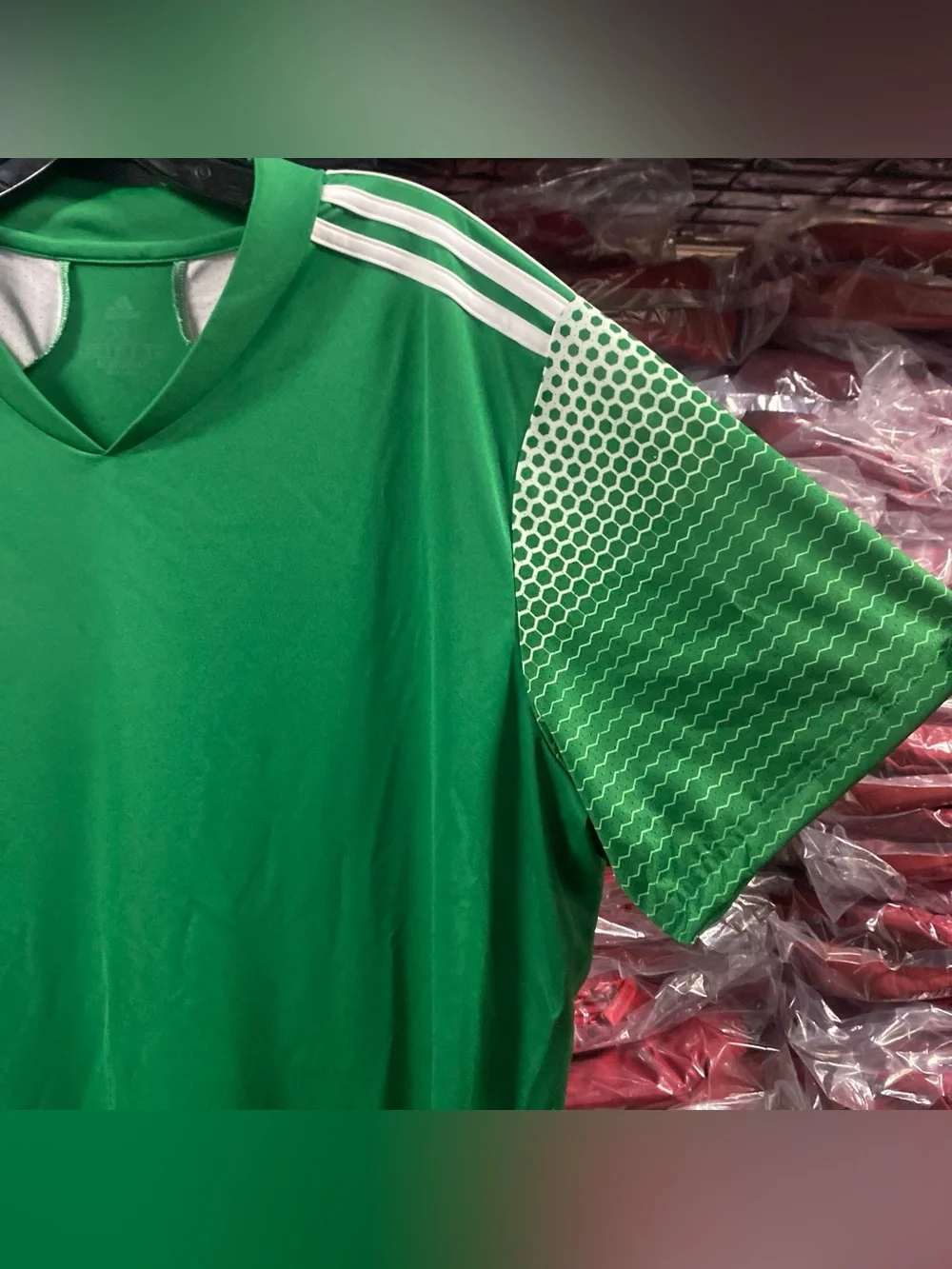 Adidas Regista 20 Soccer Jersey NWT Men’s XL Green White SS Aeroready FI4559